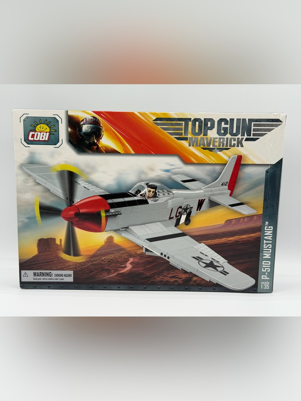 Cobi Top Gun Maverick P-51D Mustang (5806) - Brand New